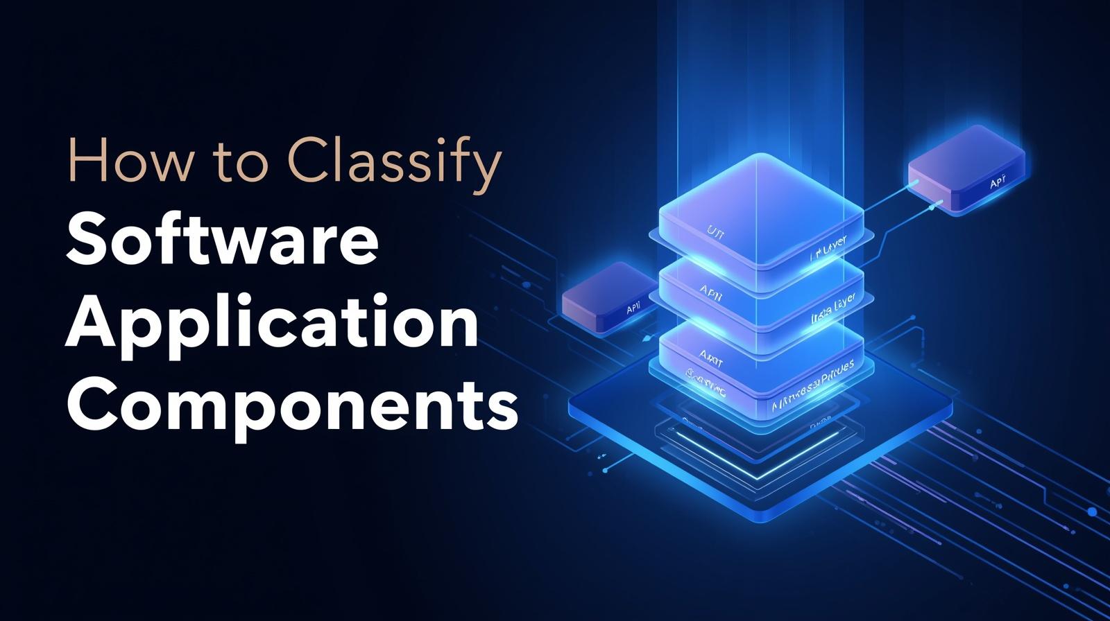 How to Classify Software Applications Components